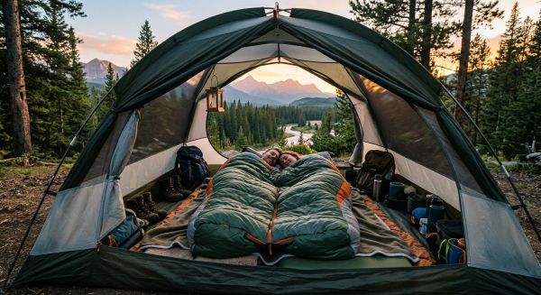 Les avantages essentiels d'un sac de couchage double pour le camping